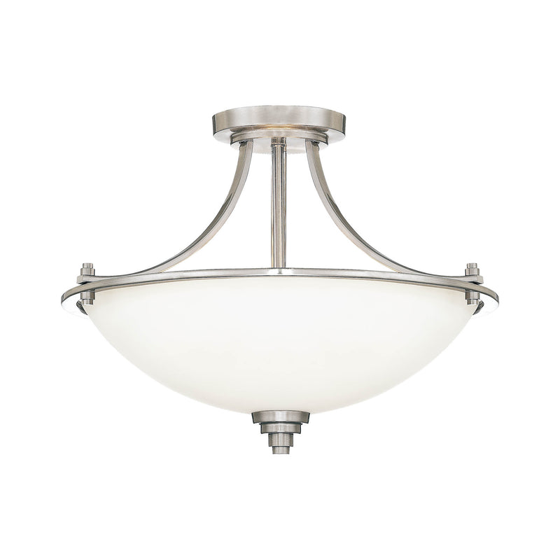 Millennium - 7263-SN - Three Light Pendant - Bristo - Satin Nickel