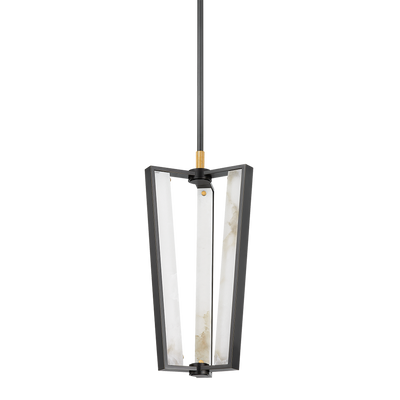 Hudson Valley - 4053-AGB/DB - LED Pendant - Edgemere - Aged Brass/Distressed Bronze