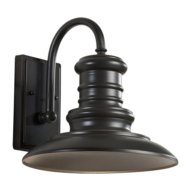 Generation Lighting - OL8601RSZ - One Light Outdoor Wall Lantern - Redding Station - Restoration Bronze