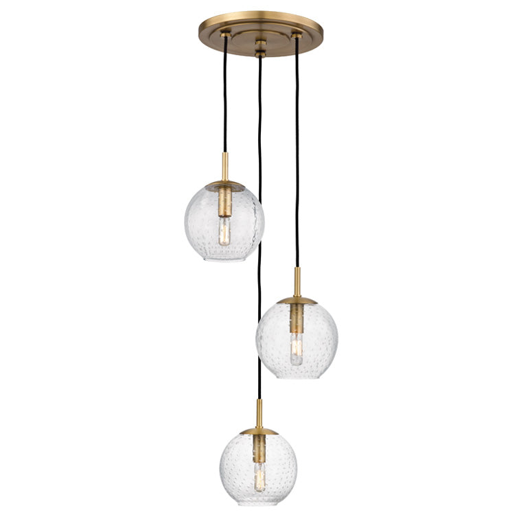 Hudson Valley Lighting - 2033-AGB-CL - Aged Brass