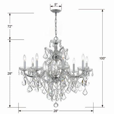 Maria Theresa Candle Chandelier