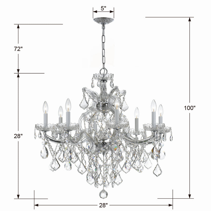 Maria Theresa Candle Chandelier