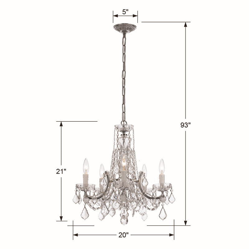 Maria Theresa Glam Chandelier