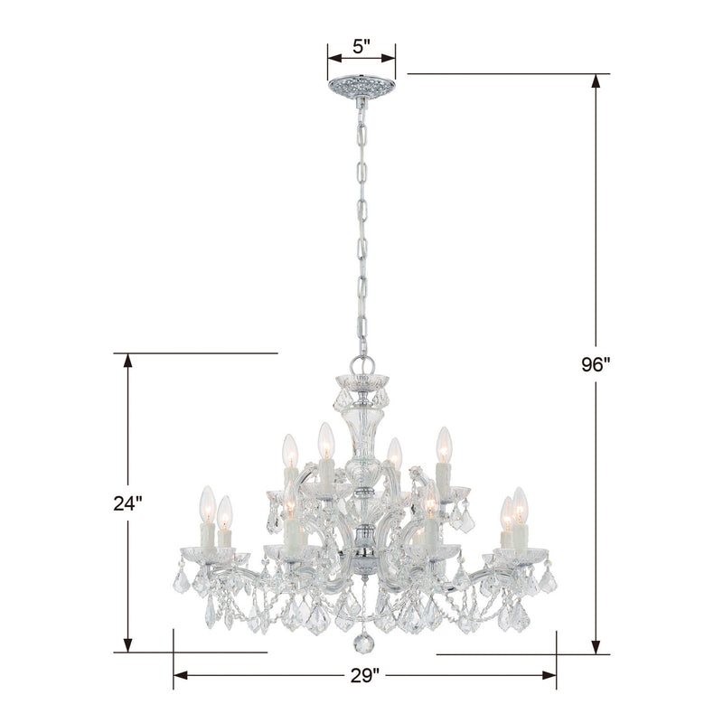 Maria Theresa Swag Chandelier