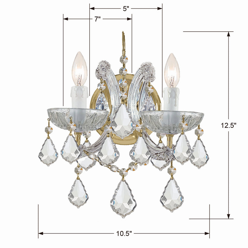 Maria Theresa Two Cup Sconce