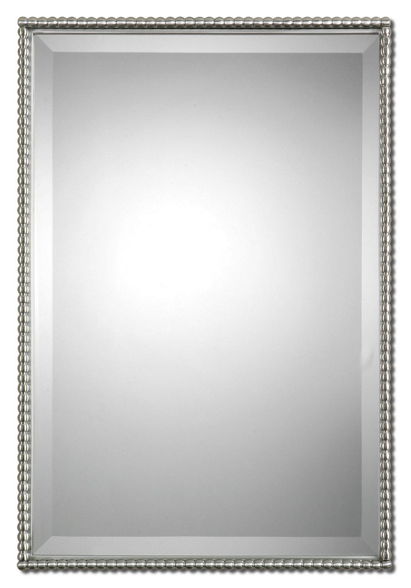 Uttermost - 01113 - Mirror - Sherise - Brushed Nickel