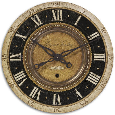 Uttermost - 06028 - Wall Clock - Auguste Verdier - Brass