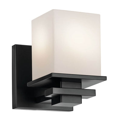 Kichler - 45149BK - One Light Wall Sconce - Tully - Black