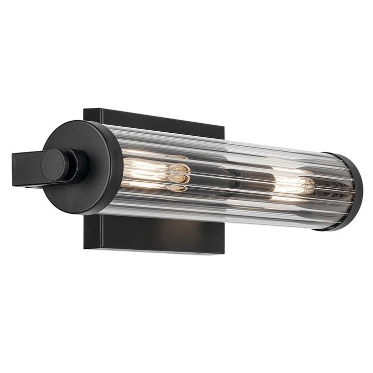 Kichler - 45648BK - Two Light Wall Sconce - Azores - Black