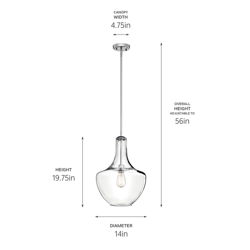 Everly Bell Pendant