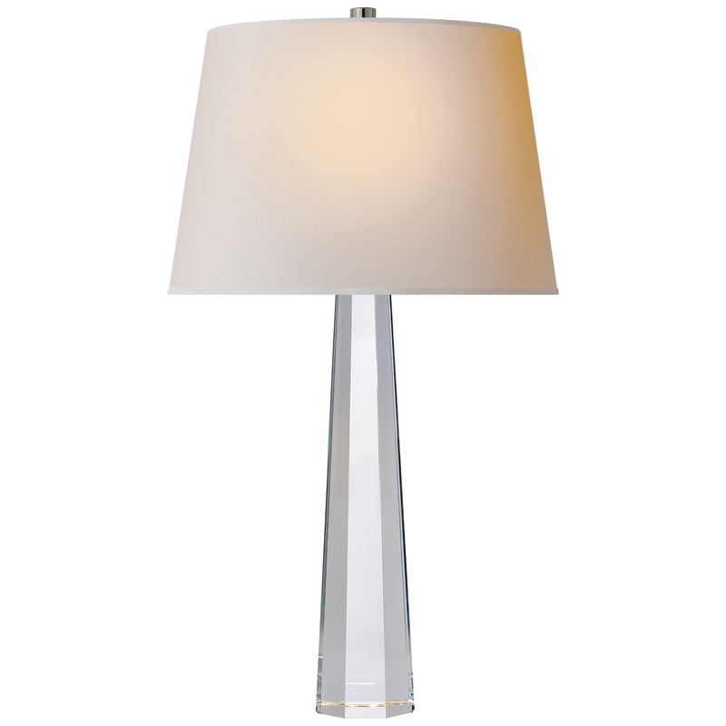 Visual Comfort Signature - CHA 8950CG-NP - One Light Table Lamp - Fluted Spire - Crystal