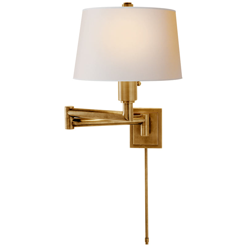Visual Comfort Signature - CHD 5106AB-NP - One Light Wall Sconce - Chunky Swing Arm - Antique-Burnished Brass