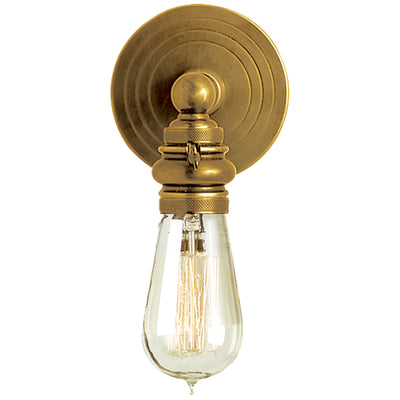 Visual Comfort Signature - SL 2931HAB - One Light Wall Sconce - Boston - Hand-Rubbed Antique Brass
