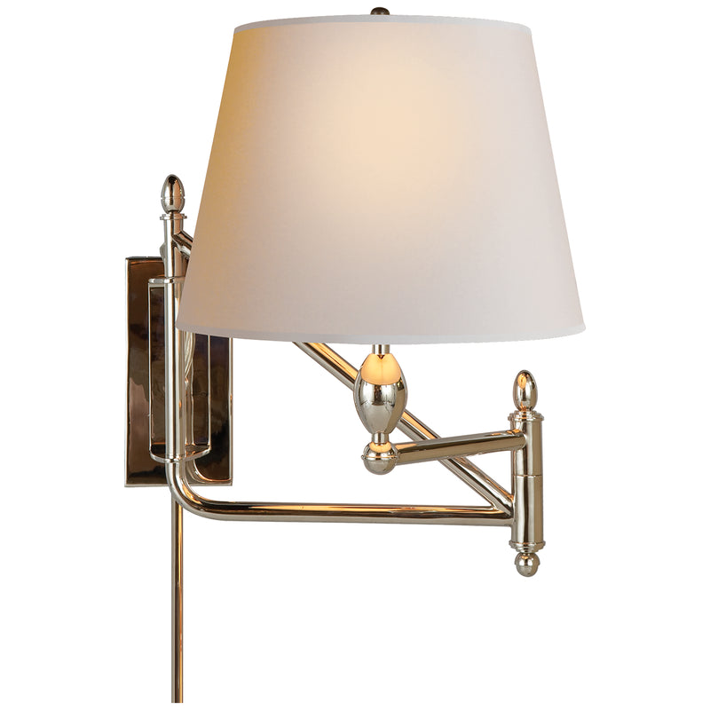 Visual Comfort Signature - TOB 2203PN-NP - One Light Wall Sconce - Paulo - Polished Nickel