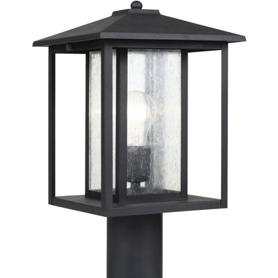 Generation Lighting. - 82027-12 - One Light Outdoor Post Lantern - Hunnington - Black