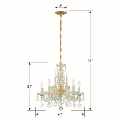 Maria Theresa Glam Chandelier