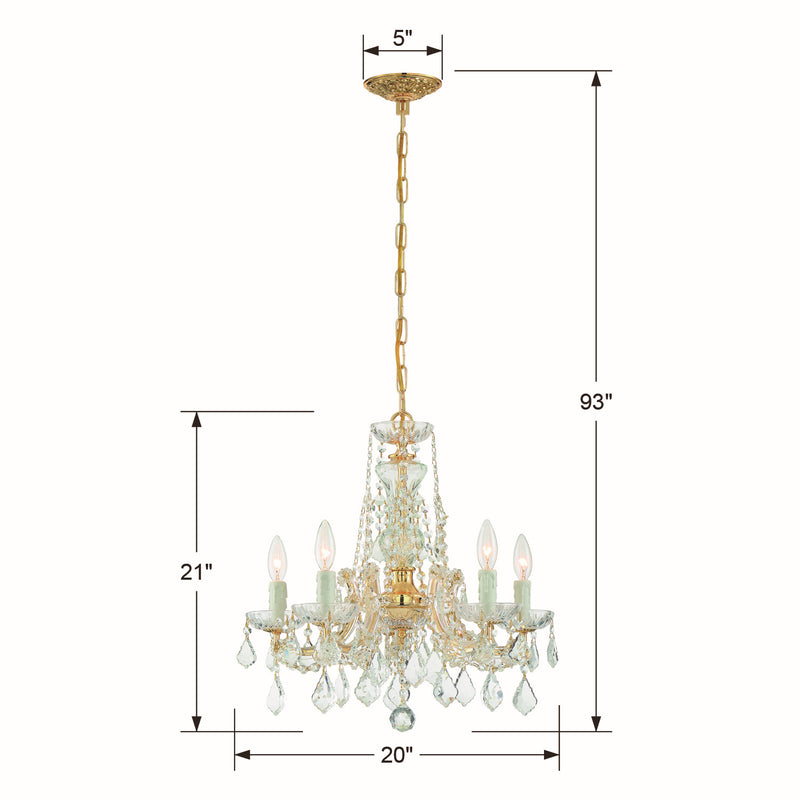 Maria Theresa Glam Chandelier