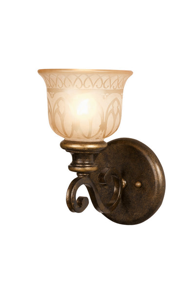 Crystorama - 7401-BU - One Light Wall Mount - Norwalk - Bronze Umber