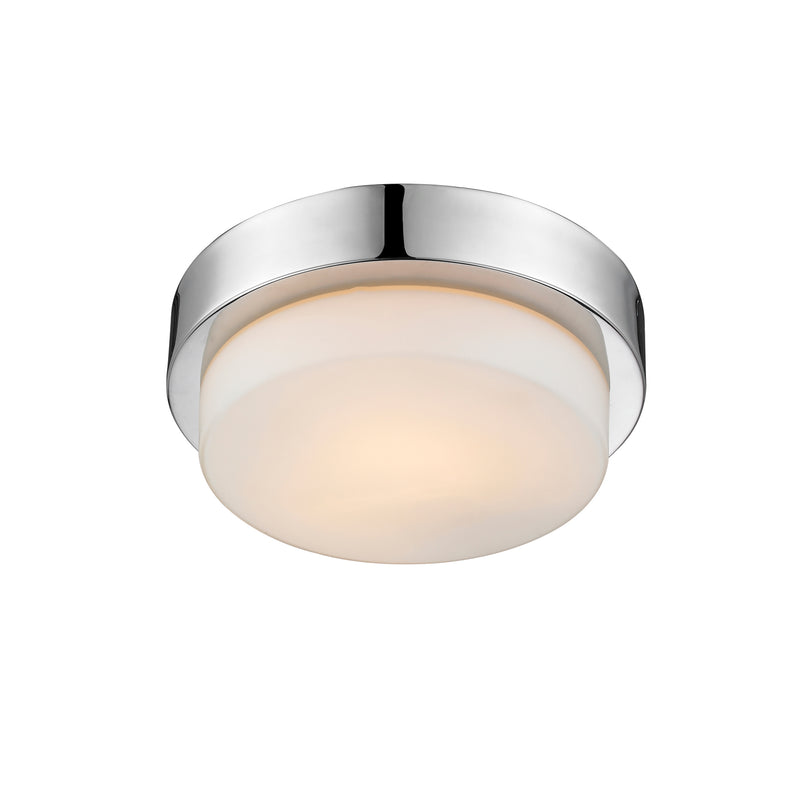 Golden - 1270-09 CH - One Light Flush Mount - Multi-Family - Chrome