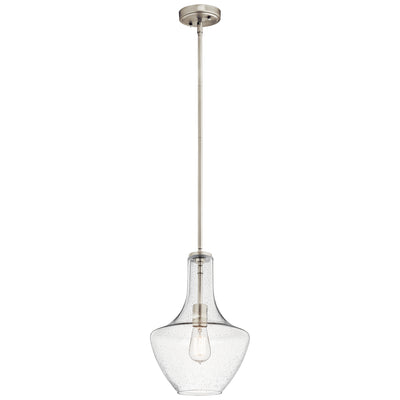 Kichler - 42141NICS - One Light Pendant - Everly - Brushed Nickel