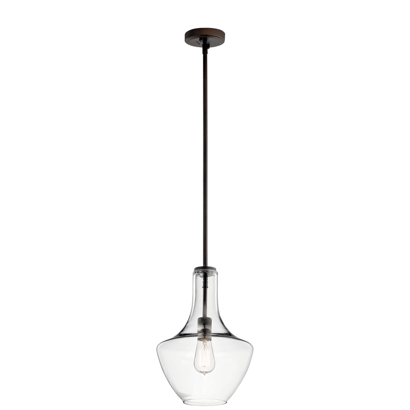 Kichler - 42141OZCLR - One Light Pendant - Everly - Olde Bronze