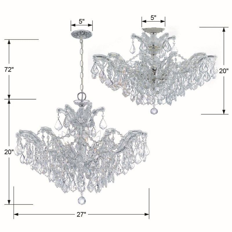 Maria Theresa Grand Ceiling Light Fixture