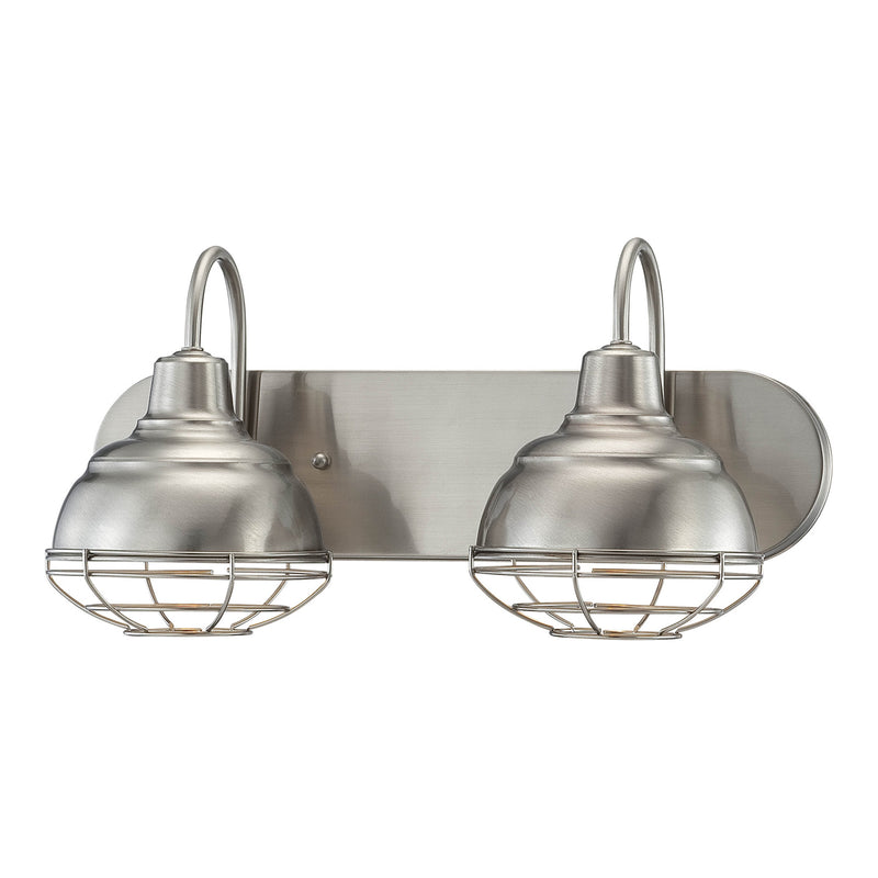 Millennium - 5422-SN - Two Light Vanity - Neo-Industrial - Satin Nickel
