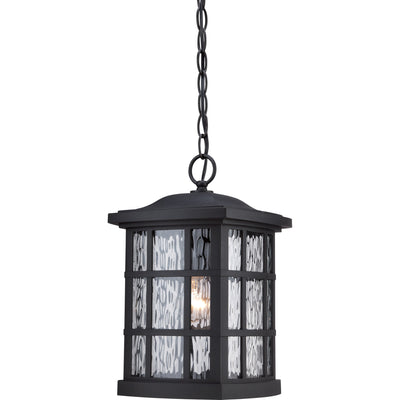 Quoizel - SNN1909K - One Light Outdoor Hanging Lantern - Stonington - Mystic Black
