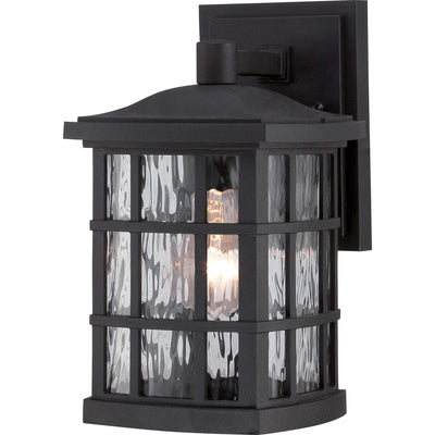 Quoizel - SNN8406K - One Light Outdoor Wall Lantern - Stonington - Mystic Black