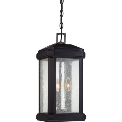 Quoizel - TML1908K - Three Light Outdoor Hanging Lantern - Trumbull - Mystic Black