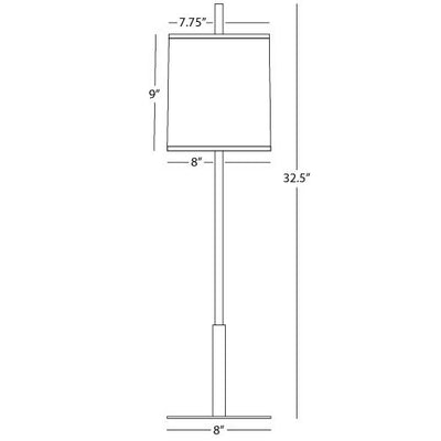 Echo Buffet Table Lamp