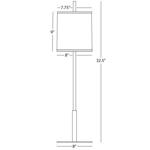 Echo Buffet Table Lamp