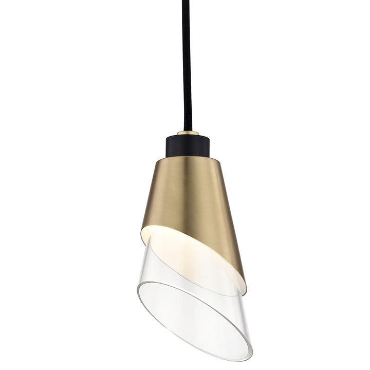 Mitzi - H130701-AGB/BK - Aged Brass