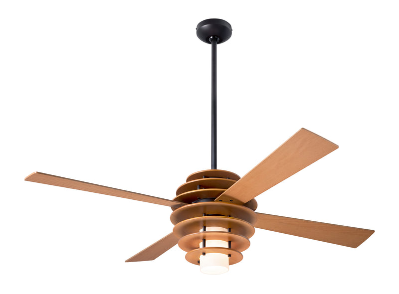 Modern Fan Co - SLA-MP-52-MP-LED-003 - Dark Bronze Body / Maple Details