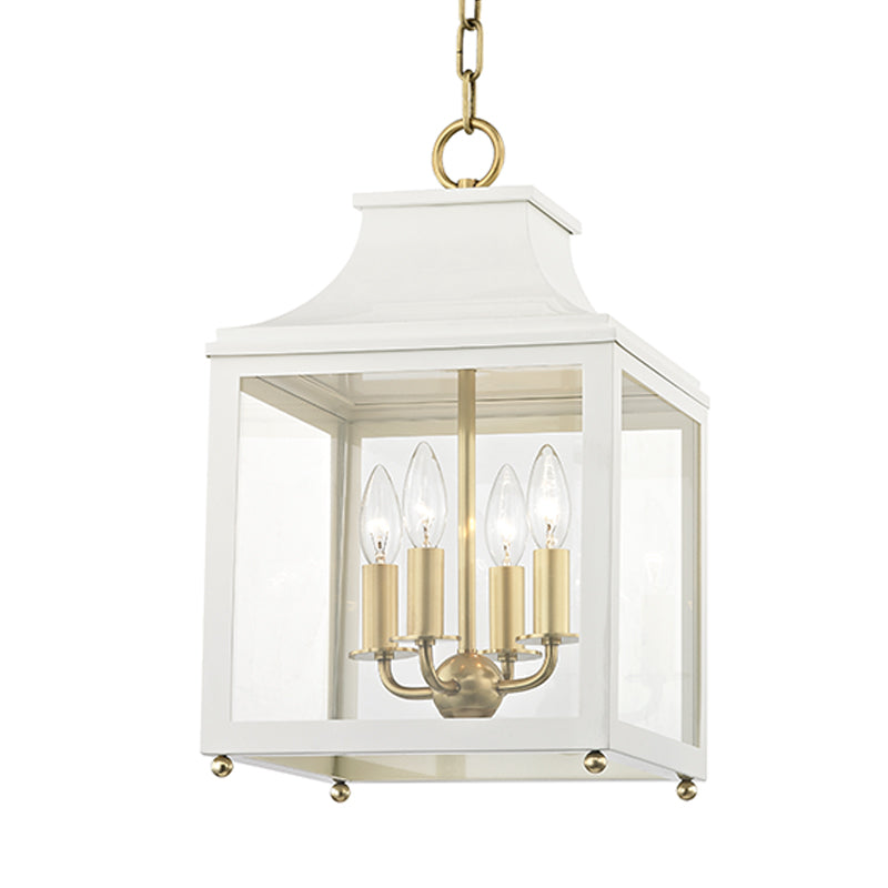 Mitzi - H259704S-AGB/WH - Aged Brass / White