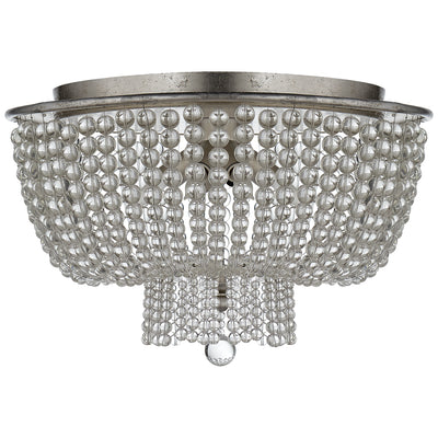 Visual Comfort Signature - ARN 4102BSL-CG - Four Light Flush Mount - Jacqueline - Burnished Silver Leaf