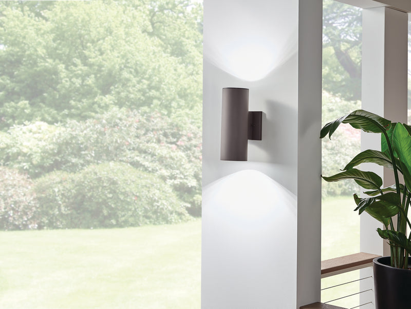Cylinder LED Up/Downlight Wall Light