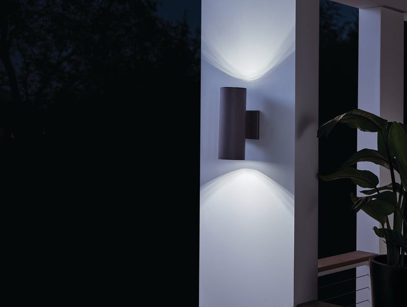 Cylinder LED Up/Downlight Wall Light