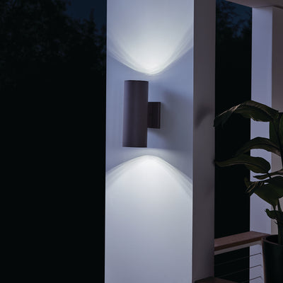 Cylinder LED Up/Downlight Wall Light