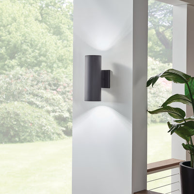 Cylinder LED Up/Downlight Wall Light