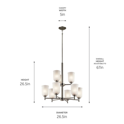 Shailene 2 Tier Chandelier