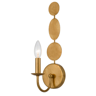 Crystorama - 541-GA - One Light Wall Sconce - Layla - Antique Gold