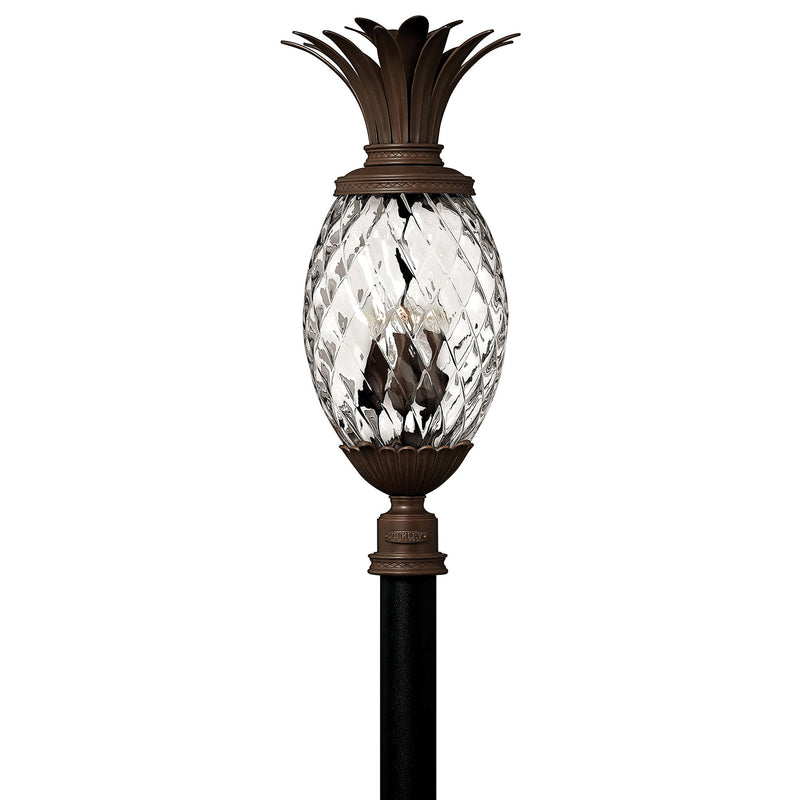 Pineapple 120V Outdoor Post / Pier Mount Clear Optic