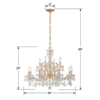 Maria Theresa Swag Chandelier