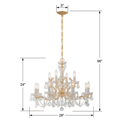 Maria Theresa Swag Chandelier