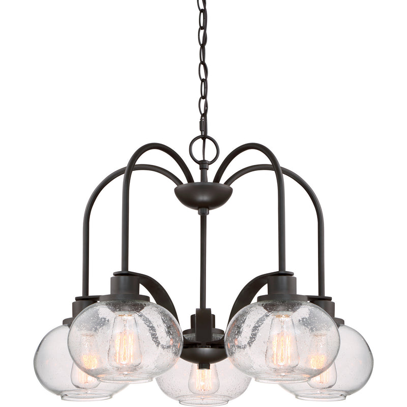 Quoizel - TRG5105OZ - Five Light Chandelier - Trilogy - Old Bronze