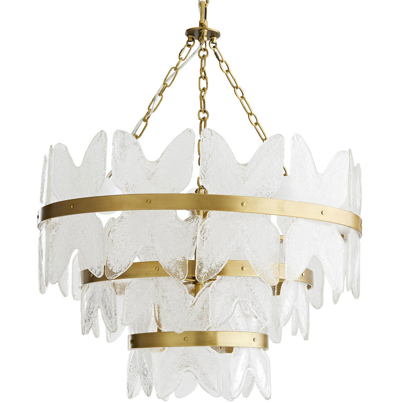Arteriors-Millie Chandelier-Antique Brass