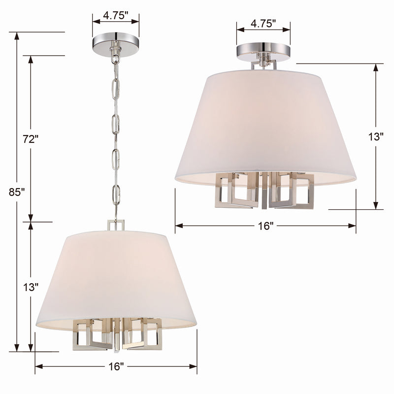 Westwood Flush/Semi Flush