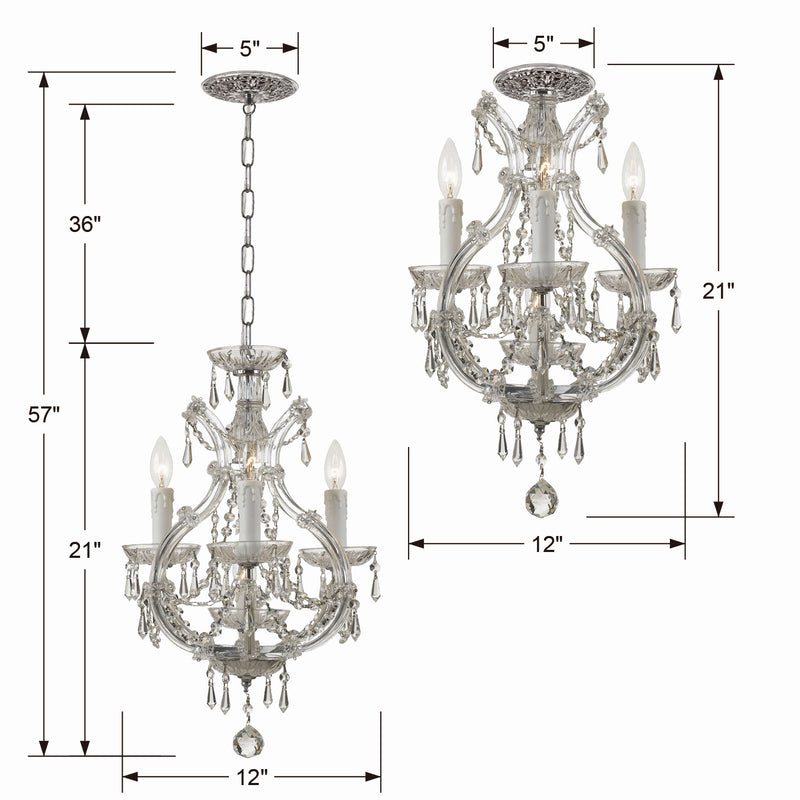 Maria Theresa Dish Chandelier