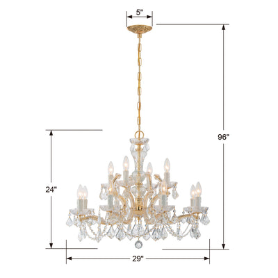 Maria Theresa Swag Chandelier